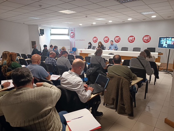 Reunión del pleno del sector químico, textil y de artes gráficas de UGT FICA